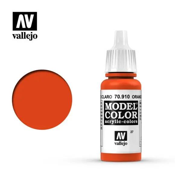 Orange Red (#27) Model Color Acrylic Paint 17Ml 1