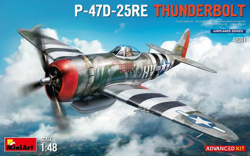 P-47D-25Re Thunderbolt (1/48 Scale) Aircraft Model Kit 1