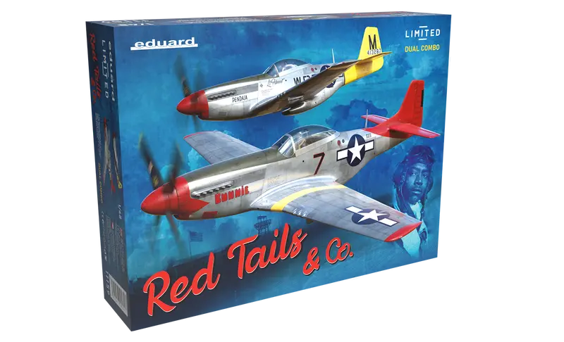 P-51D 'Red Tails & Co.' Dual Combo (1/48Th Scale) Plastic Model Kit 1