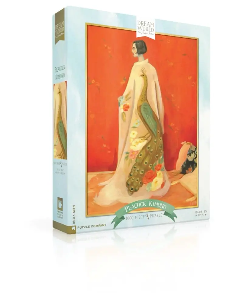 Peacock Kimono (1000 Piece) Puzzle 1
