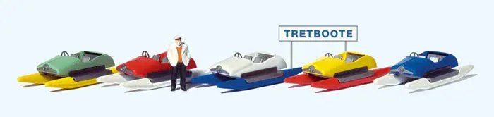 Pedal Boat Rental With German Sign 5 Boats 1
