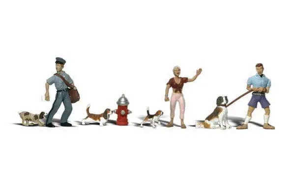 People & Pets Ho Scale 1