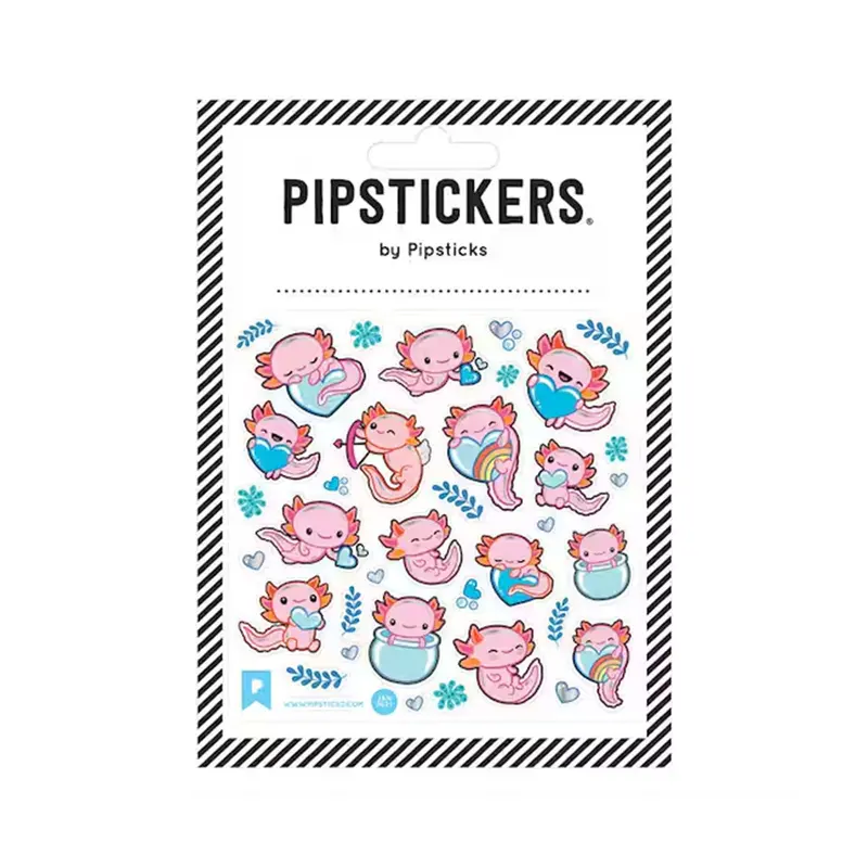 Pipsticks Axolotl Fun Stickers Set 1