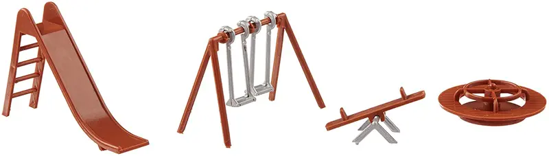 Playground Equipment (4) Ho Scale 1