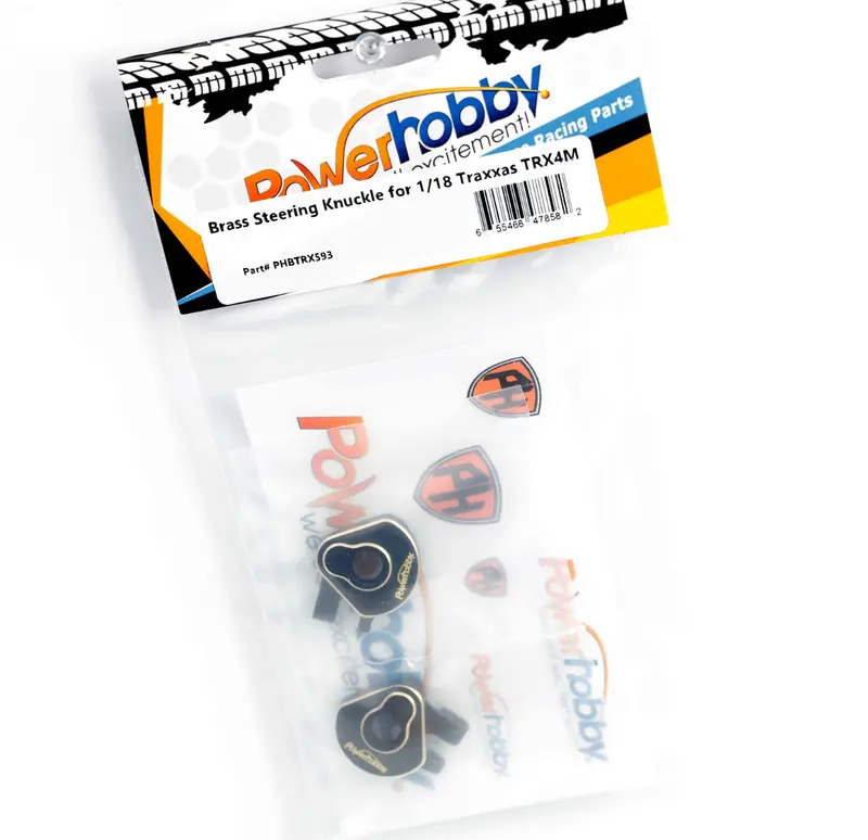 Power Hobby Brass Steering Knuckles / Blocks, For Traxxas Trx-4M Phbtrx593 1