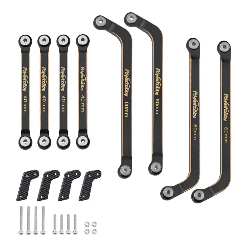 Powerhobby - Brass High Clearance Links W/ Shock Mount, For Axial Ax24 1