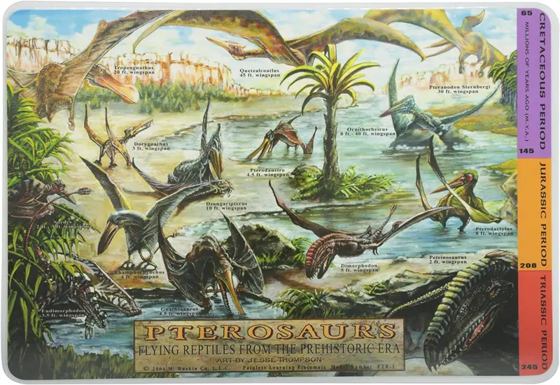 Pterosaurs Placemat 1