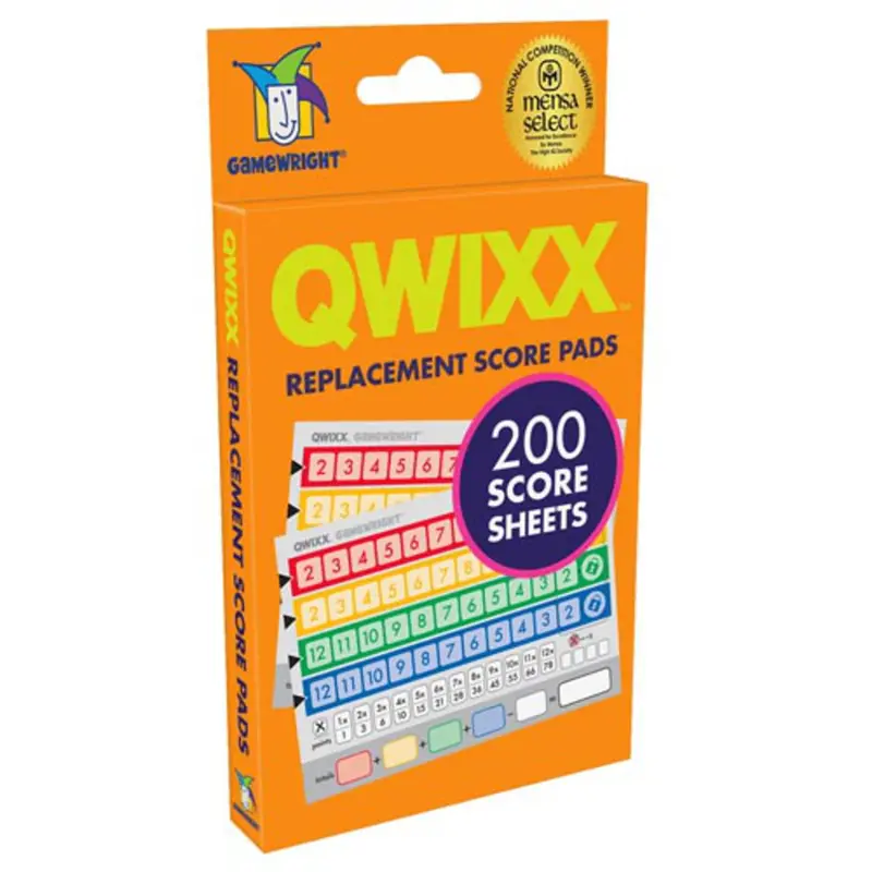 Qwixx Replacement Score Pads 1