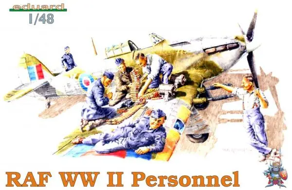 Raf Ww Ii Personnel (1/48Th Scale) Plastic Military Model Detail Kits 1