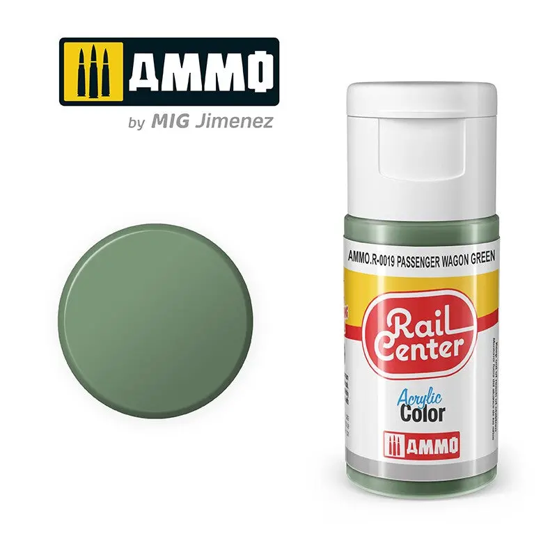 Rail Center Passenger Wagon Green 17Ml 1