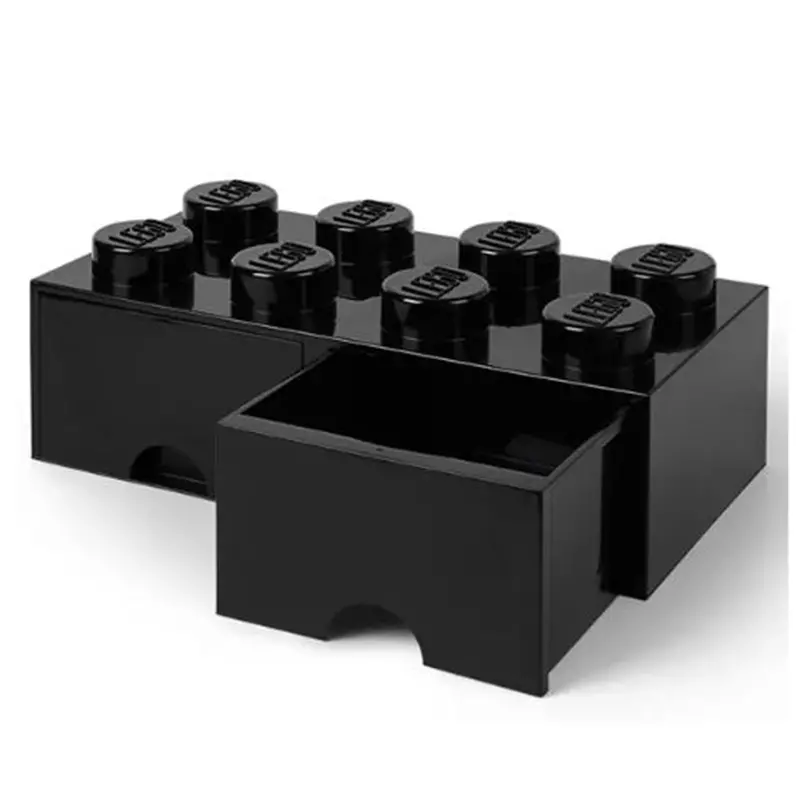 Room Copenhagen Lego Black 8-Knobs Drawers 1