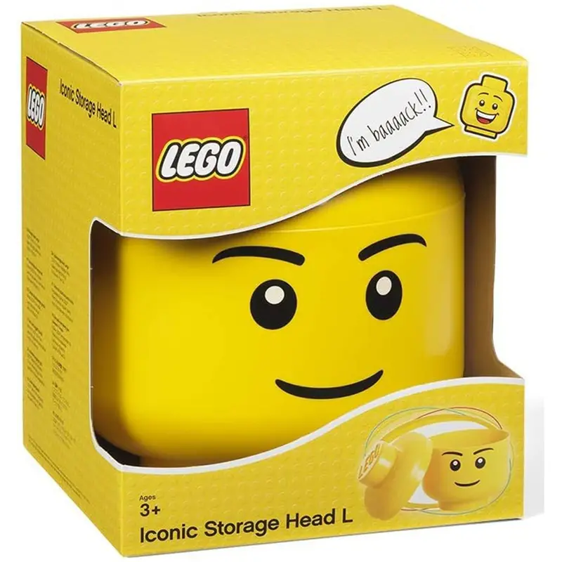 Room Copenhagen Lego Storage Head Large Boy 1