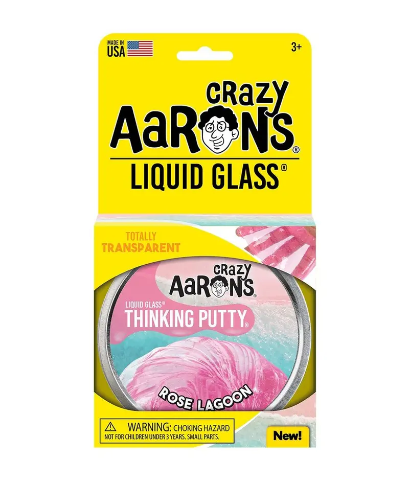 Rose Lagoon Liquid Glass Thinking Putty 4" 1