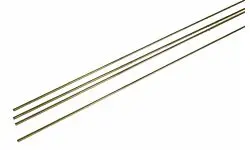 Round Brass Wire Pkg(4) -- .015" Diameter (Ho Scale 1"; N Scale 2-3/8") 1