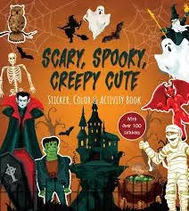 Scary Spooky Creepy Cute Activity Sticker Book 1
