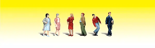 Scenic Accents Pedestrian People Walking (5 Pack) 1