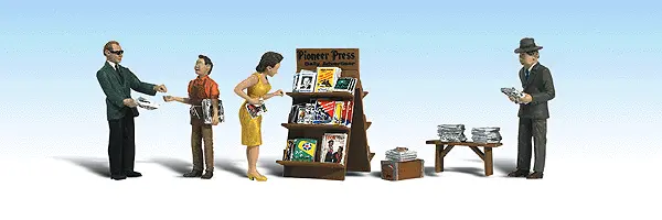 Scenic Accents(R) -- Newsstand (Includes 4 Figures) 1