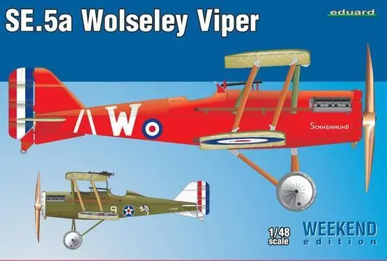 Se5a Wolseley Viper Aircraft Weekend Edition Kit (1/48 Scale) Aircraft Model Kit 1