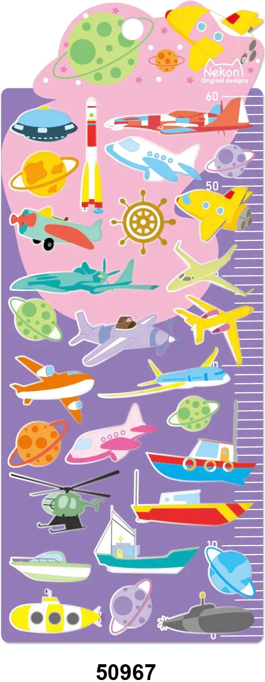 Sea, Sky, Space Puffy Stickers 1