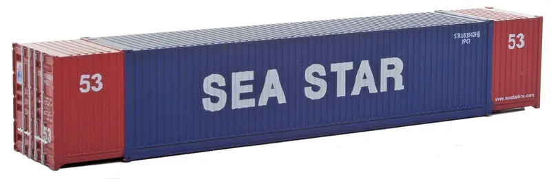 Sea Star (Blue, Red, White) 53' Singamas Corrugated-Side Container 1