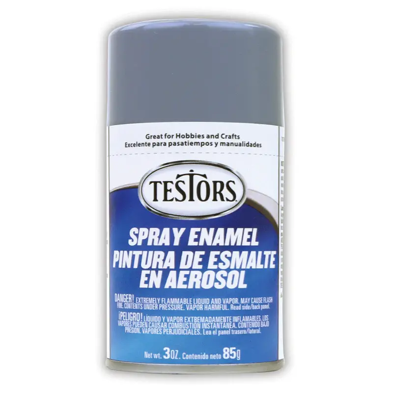 Semi-Gloss Gray Primer Enamel Spray Paint 3Oz 1