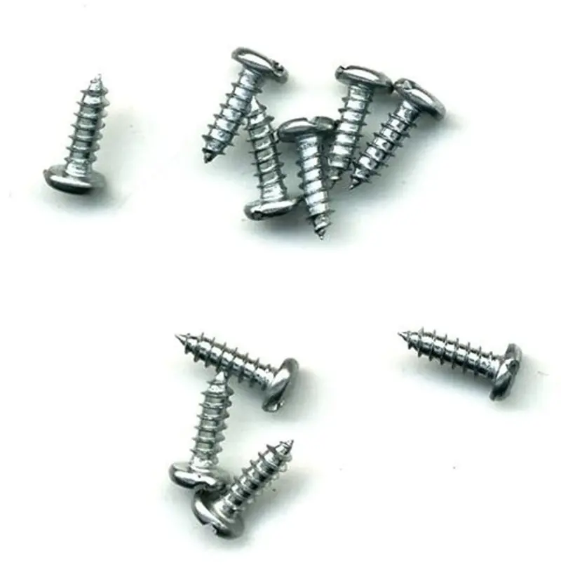 Sheet Metal Screw Pan Head Slotted #4 X 3/8" (10 Pack) 1