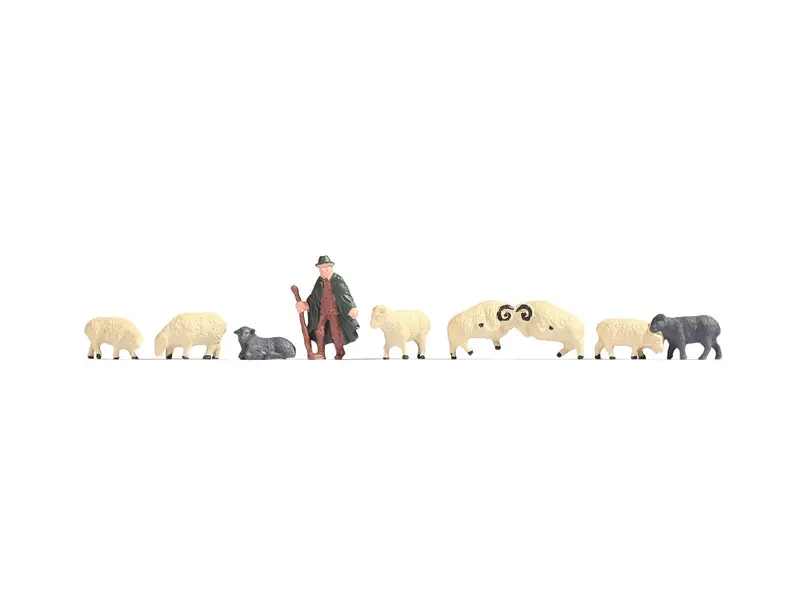 Shepherd & Sheep 1