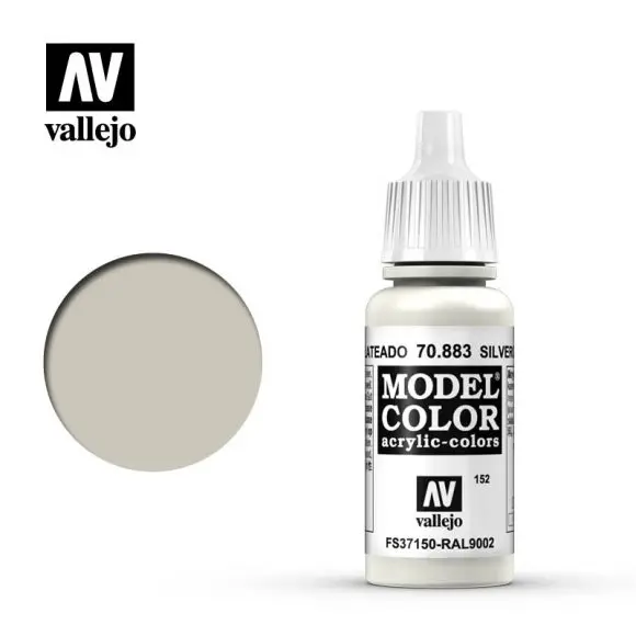 Silver Grey (#152) Model Color Acrylic Paint 17Ml 1