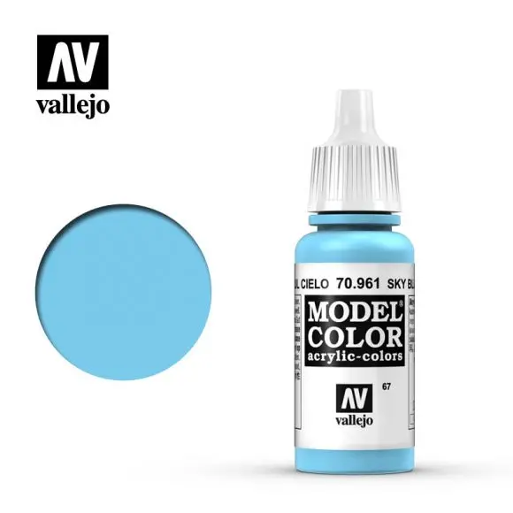 Sky Blue (#67) Model Color Acrylic Paint 17Ml 1