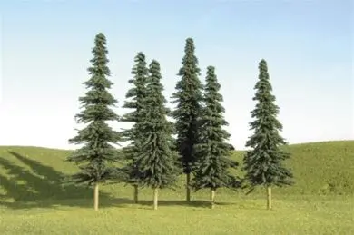 Spruce Trees 3-4" 7.6 - 10.2Cm Tall Pkg(36) 1