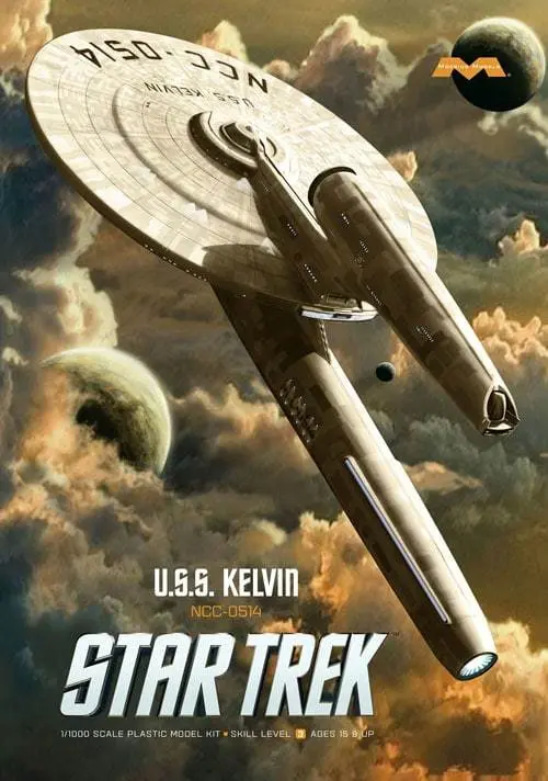 Star Trek Uss Kelvin (1/1000 Scale) Science Fiction Kit 1