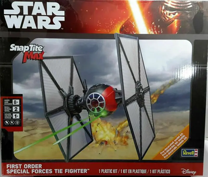 Star Wars First Order Special Forces Tie Fighter (1/35 Scale) Science Fiction Snap Kit 1
