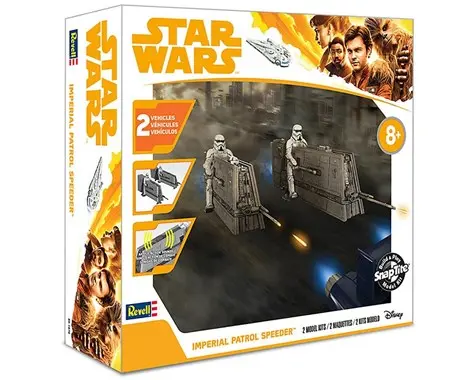 Star Wars Imperial Patrol Speeder Plastic Model Kit (1/28 Scale) Science Fiction Kit 1