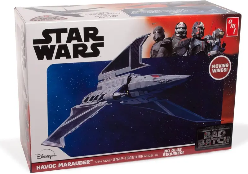 Star Wars The Bad Batch Havoc Marauder (1/144 Scale) Plastic Sci-Fi Model Kit Amt1348 1