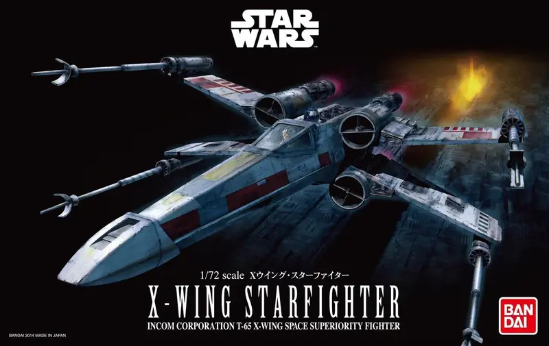 Star Wars X-Wing Starfighter (1/72 Scale) Plastic Sci-Fi Model Kit 1
