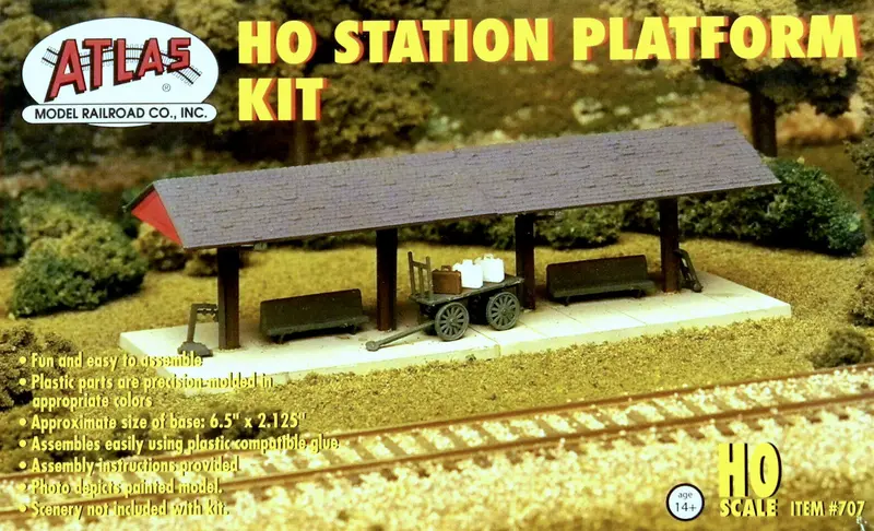 Station Platform Kit Ho Scale 1