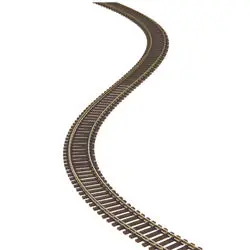 Super Flex-Track Brown Code 83 Ho Scale 1