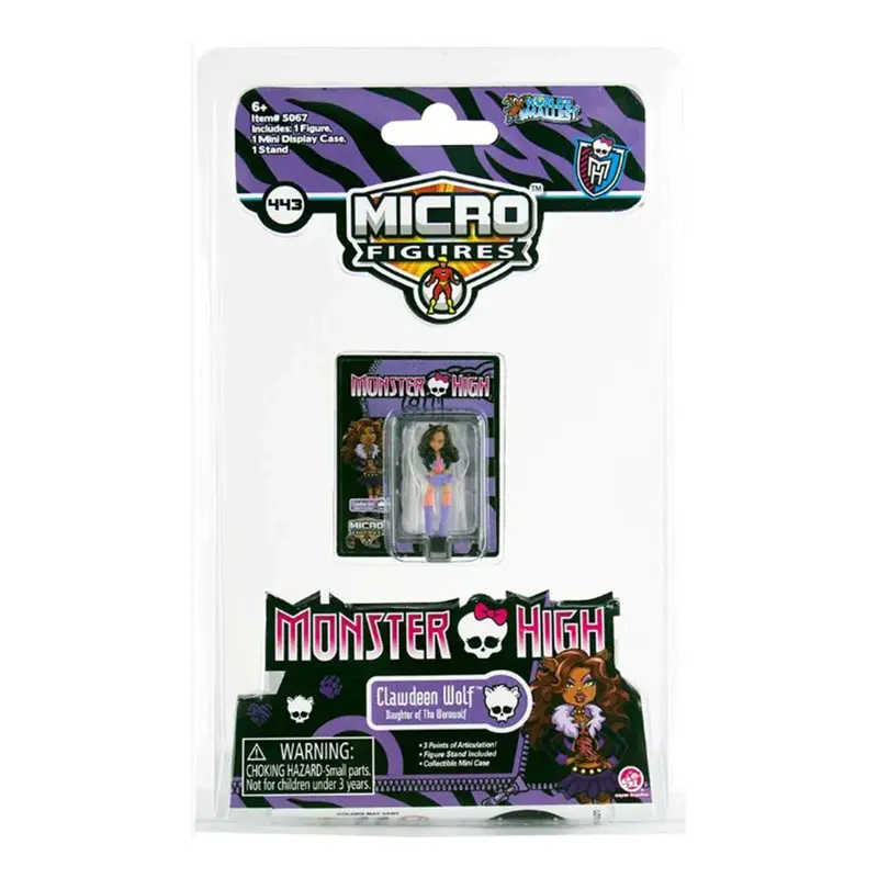 Super Impulse World's Smallest Monster High Clawdeen Wolf Figure 1