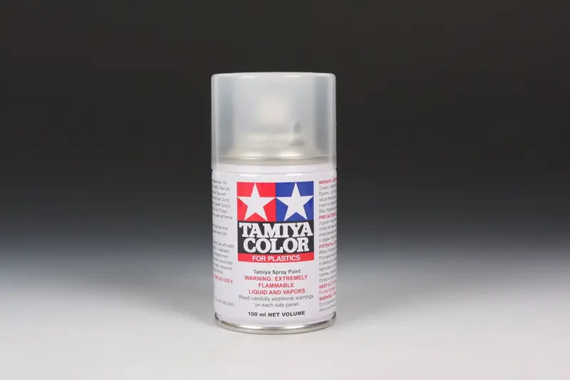Tamiya Color For Plastics Ts-80 Flat Clear 100Ml Spray Paint Can Tam85080 1