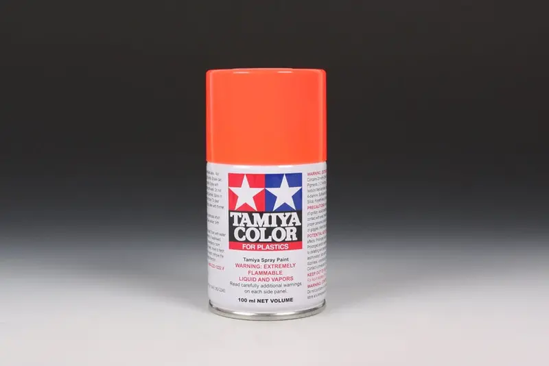 Tamiya Color Ts-36 Fluorescent Red Gloss Spray Lacquer 100Ml 1