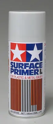 Tamiya For Plastics And Metal Primer Gray 180Ml Spray Paint Can Tam87042 1