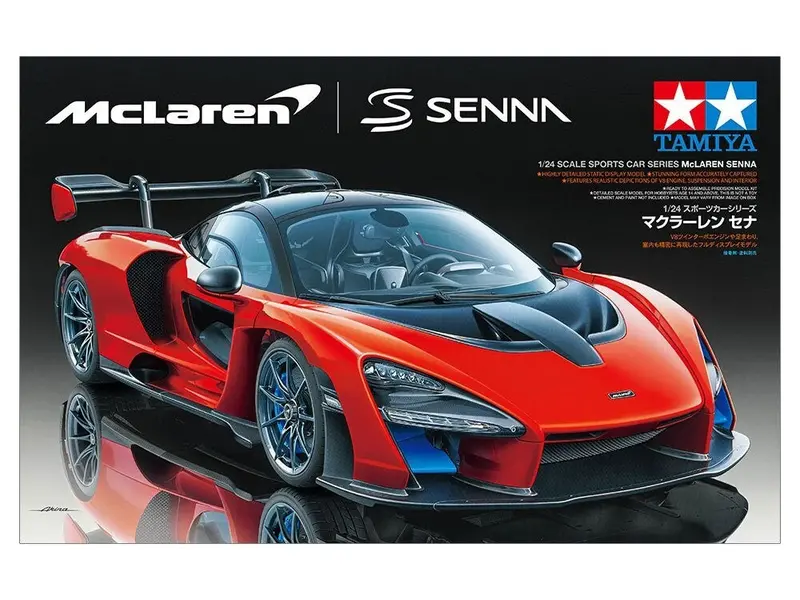 Tamiya Sports Car Series Mclaren Senna 24Th Scale Model Kit 1