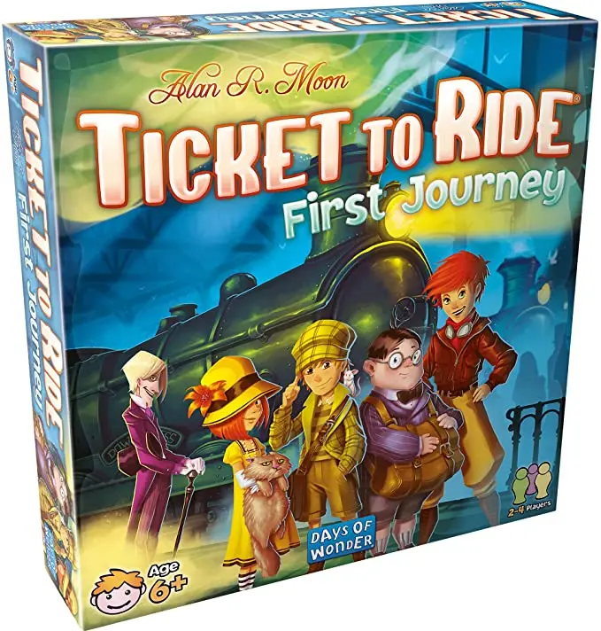 Ticket To Ride First Journey Board Game 1