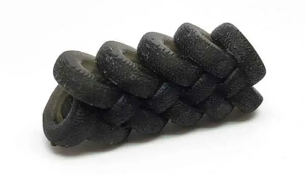 Tire Braid -- Unpainted 3D Printed Part 1