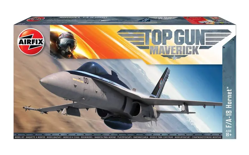 Top Gun Maverick F/A-18 Hornet (1/72Nd Scale) Plastic Military Aircraft Model Kit 1