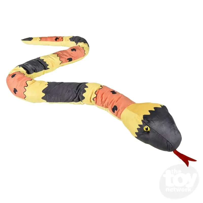 Toy Network Coral Snake 67 Inch Plush Figure 1