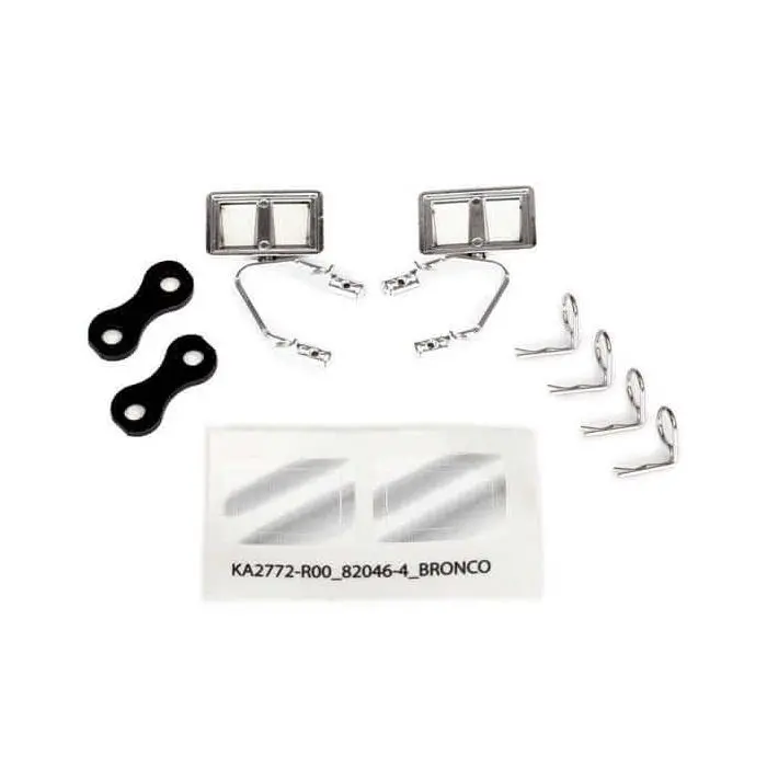 Traxxas - Mirrors Side Chrome L/R 1