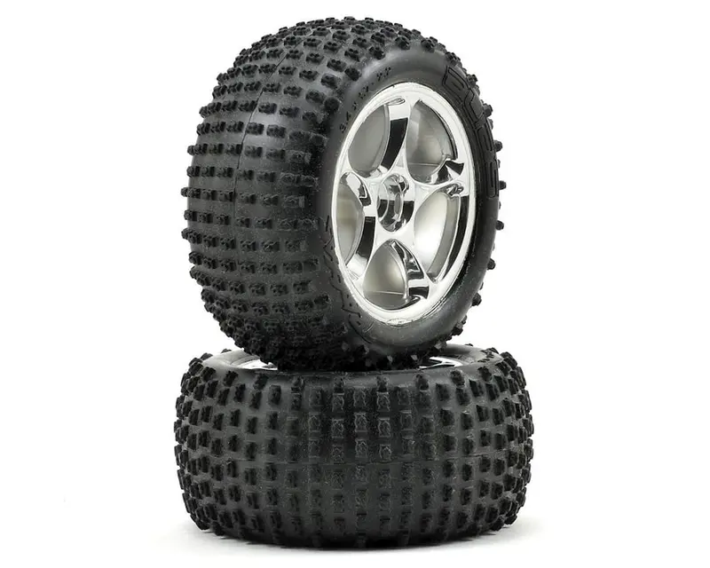Traxxas Tracer 2.2" Wheels With Alias Tires (2) Tra2470r 1
