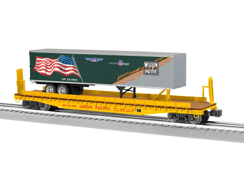 Up Western Pacific Heritage Tofc Flatcar 1