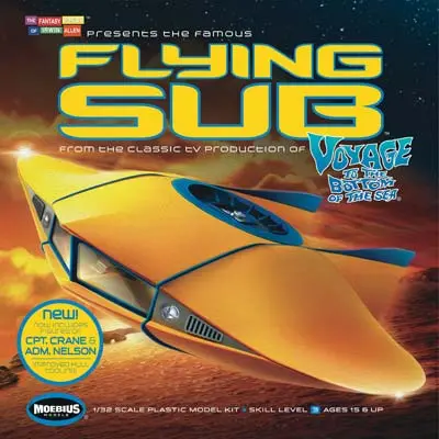 Vttbs Flying Sub Revised (1/32 Scale) Science Fiction Kit 1